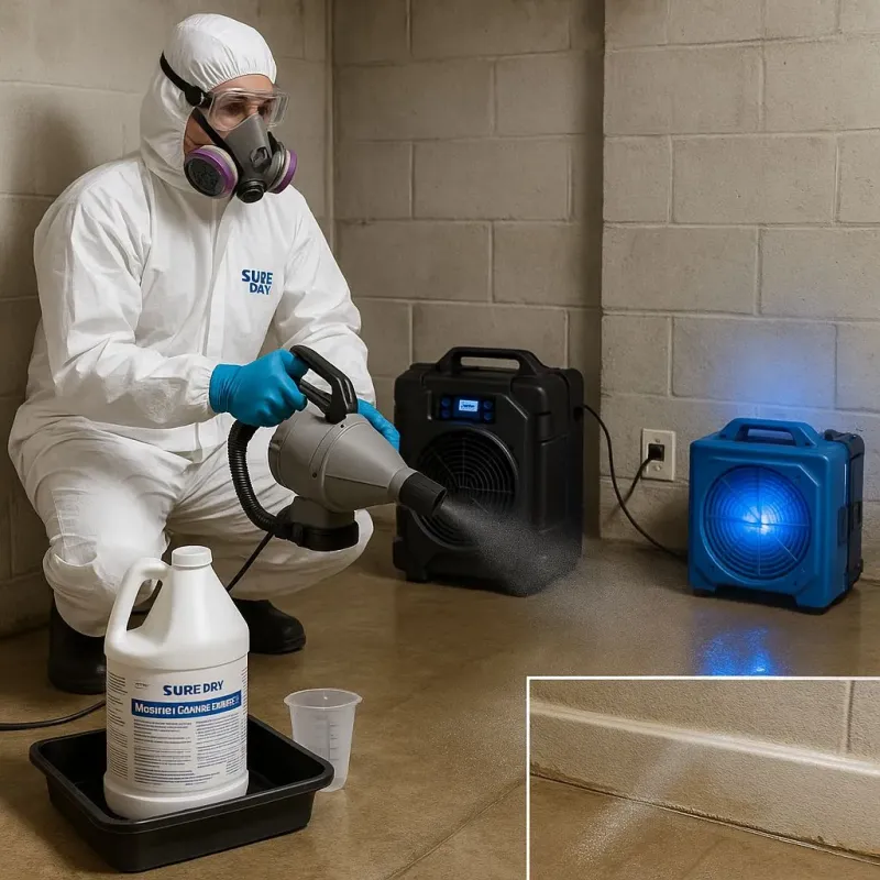 Sanitization and Odor Removal process in Saint Helen, MI