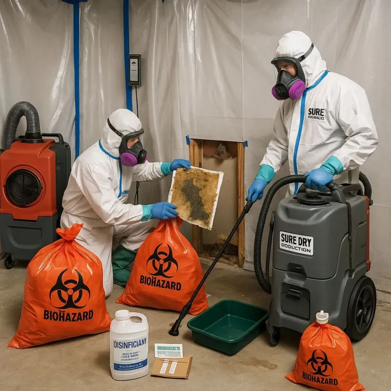 Contaminated Water Handling Protocols process in Saint Helen, MI